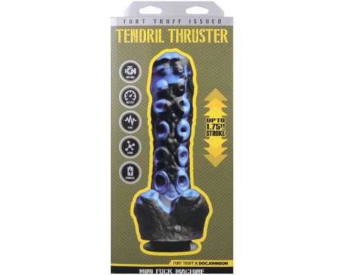 Черно-синяя мини-машина на присоске Tendril Thruster - 21,6 см. Черно-синяя мини-машина на присоске Tendril Thruster - 21,6 см.