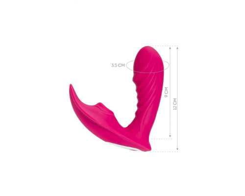Ярко-розовый стимулятор точки G с вакуум-волновой стимуляцией Shani