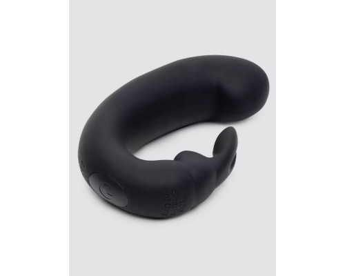 Заказать Черный мини-вибратор  кролик  Sensation Rechargeable G-Spot Rabbit Vibrator - 11,4 см.