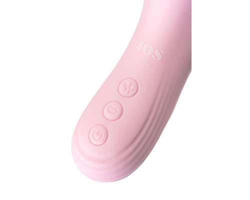 Заказать Розовый вибратор-кролик с ласкающим язычком Orali - 22 см.