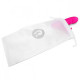 Заказать Розовый вибромассажер с клиторальной стимуляцией Clitoral Suction Rabbit - 24,5 см.