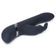 Заказать Тёмно-синий вибратор Oh My USB Rechargeable Rabbit Vibrator - 25,4 см.