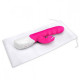 Заказать Розовый вибромассажер с клиторальной стимуляцией Clitoral Suction Rabbit - 24,5 см.