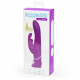 Заказать Лиловый вибратор-кролик Curve Rechargeable Rabbit Vibrator - 25,4 см.