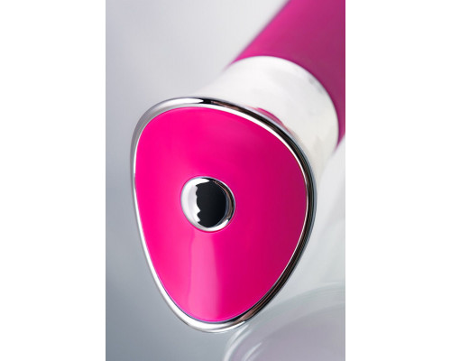 Заказать Розовый вибратор с клиторальным стимулятором и гибкой головкой LOLY - 21,6 см.