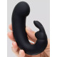 Заказать Черный мини-вибратор  кролик  Sensation Rechargeable G-Spot Rabbit Vibrator - 11,4 см.