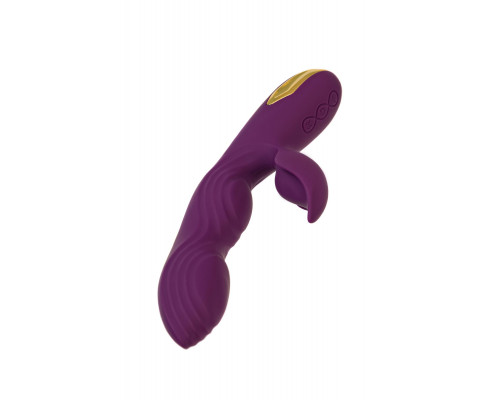Заказать Фиолетовый вибратор-кролик Octar - 24,5 см.