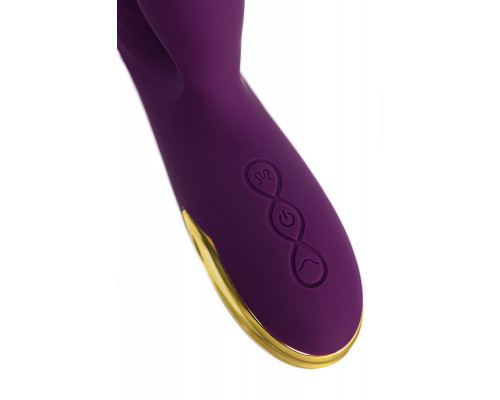 Заказать Фиолетовый вибратор-кролик Octar - 24,5 см.
