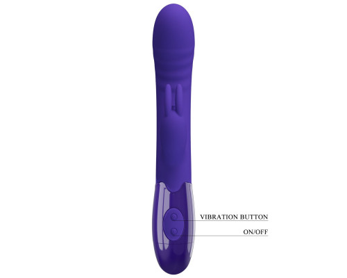 Заказать Фиолетовый вибратор-кролик Cerberus-Youth - 20,6 см.