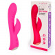 Заказать Ярко-розовый вибромассажер-кролик 5  Silicone Ripple Passion - 19,1 см.