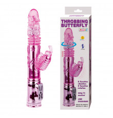 Вибратор-бабочка Throbbing Butterfly - 29,5 см.
