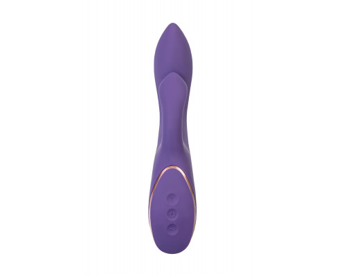 Заказать Фиолетовый вибратор-кролик Fingie с функцией Come-Hither - 21,6 см.