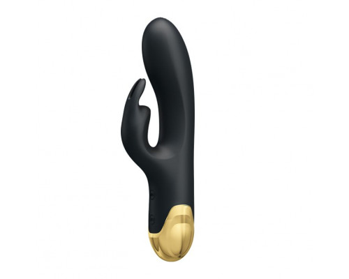 Заказать Чёрный вибратор-кролик Royal Pleasure - 19,2 см.