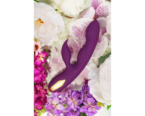 Заказать Фиолетовый вибратор-кролик Octar - 24,5 см.