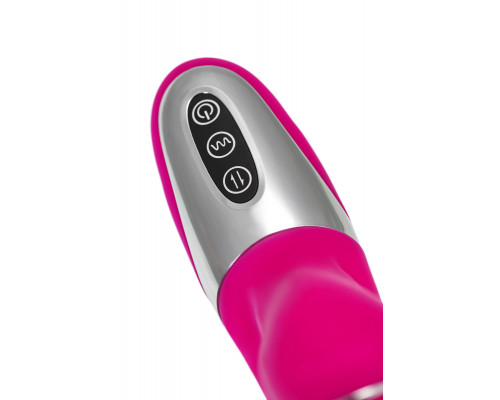 Заказать Розовый вибратор с вакуум-волновой стимуляцией клитора To-Frolly - 21,5 см.