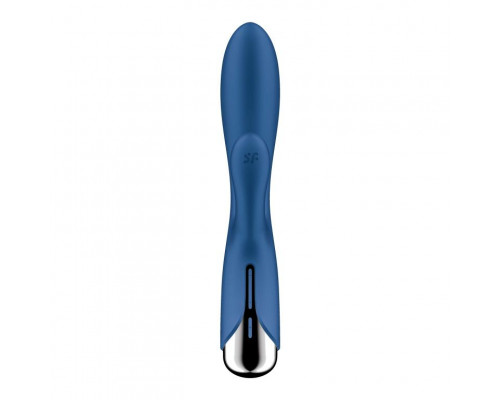 Синий вибратор-кролик с ротацией Spinning Rabbit 1 - 20 см.