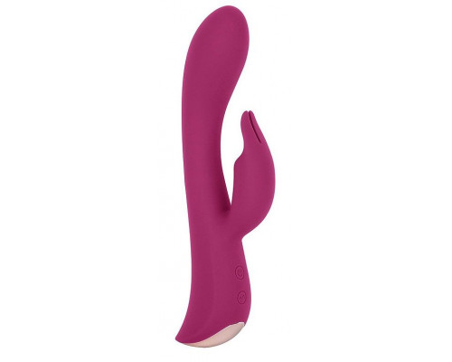 Заказать Бордовый вибромассажер-кролик 5  Silicone Bunny Love - 19,1 см.