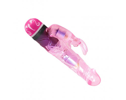 Заказать Розовый вибратор-кролик Lovers - 17,5 см.