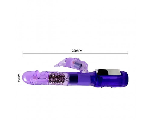 Заказать Фиолетовый ротатор Passionate Baron - 21,5 см.