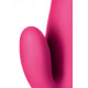 Заказать Ярко-розовый вибратор  Satisfyer Mr. Rabbit с клиторальным отростком - 22,1 см.