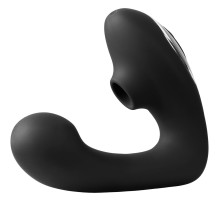 Черный вибратор Greedy Girl Duet