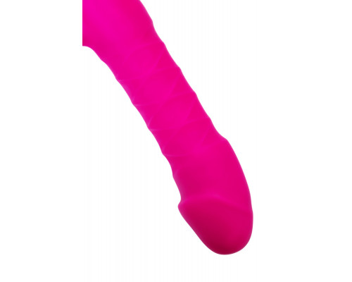 Заказать Розовый вибратор с вакуум-волновой стимуляцией клитора To-Frolly - 21,5 см.