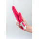Заказать Ярко-розовый вибратор  Satisfyer Mr. Rabbit с клиторальным отростком - 22,1 см.