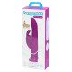 Заказать Лиловый вибратор Curve Thrusting Rechargeable Rabbit Vibrator - 24,1 см.