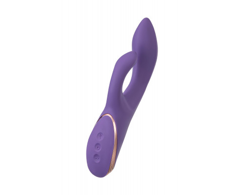 Заказать Фиолетовый вибратор-кролик Fingie с функцией Come-Hither - 21,6 см.