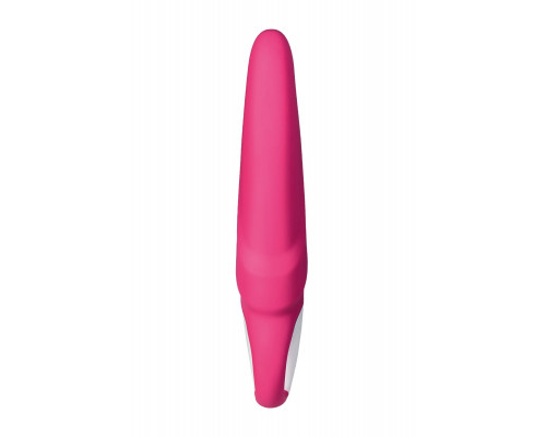 Заказать Ярко-розовый вибратор  Satisfyer Mr. Rabbit с клиторальным отростком - 22,1 см.