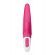 Заказать Ярко-розовый вибратор  Satisfyer Mr. Rabbit с клиторальным отростком - 22,1 см.