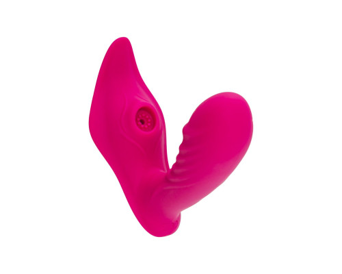 Ярко-розовый стимулятор точки G с вакуум-волновой стимуляцией Shani