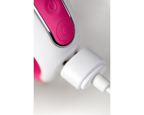 Заказать Ярко-розовый вибратор  Satisfyer Mr. Rabbit с клиторальным отростком - 22,1 см.