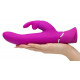 Заказать Лиловый вибратор Curve Thrusting Rechargeable Rabbit Vibrator - 24,1 см.
