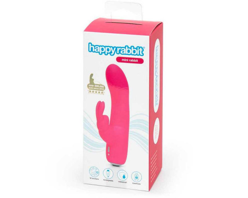 Заказать Розовый вибратор-кролик Rechargeable Mini Rabbit Vibrator - 15,2 см.