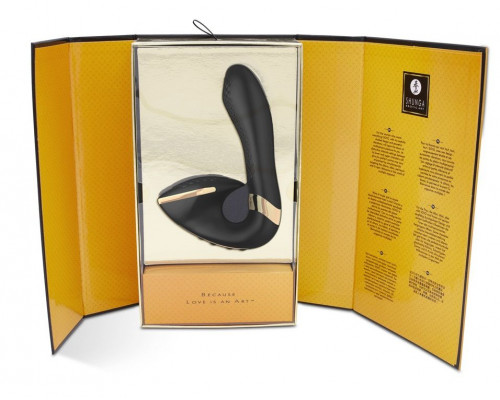 Черный вибростимулятор SOYO - 17 см.