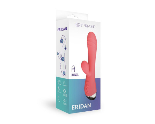 Заказать Коралловый вибратор-кролик Eridan - 21 см.