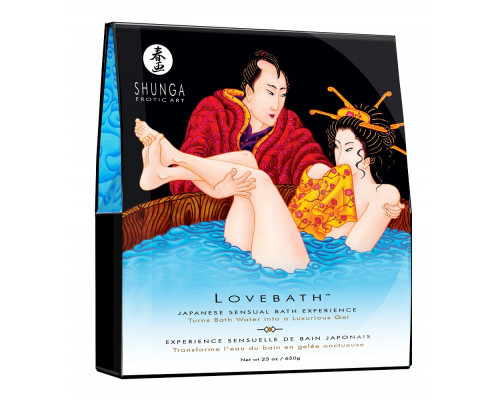 Заказать Соль для ванны Lovebath Ocean temptation, превращающая воду в гель - 650 гр.