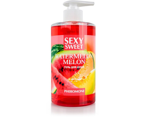 Заказать Гель для душа Sexy Sweet Watermelon Melon с ароматом арбуза, дыни и феромонами - 430 мл.
