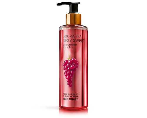Гель для душа с феромонами и ароматом винограда Red Grape - 200 мл.