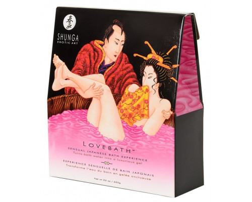 Заказать Соль для ванны Lovebath Dragon Fruit, превращающая воду в гель - 650 гр.