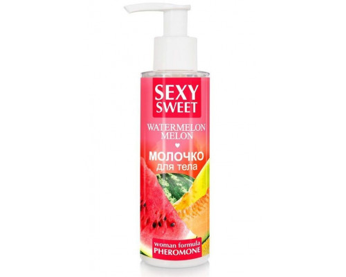 Заказать Молочко для тела с феромонами и ароматом дыни и арбуза Sexy Sweet Watermelon Melon - 150 гр.