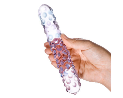 Заказать Двухцветный стик Purple Rose Nubby - 17,5 см.