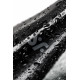 Заказать Черный двусторонний фаллоимитатор Dazzling Crystal 1 - 18,5 см.