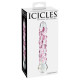 Заказать Стеклянный фаллоимитатор Icicles №7 - 17,8 см.