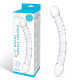 Заказать Двусторонний стеклянный фаллоимитатор 12’’ Girthy Double Trouble Glass Dildo - 30 см.