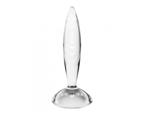 Заказать Стеклянный фаллоимитатор Sparkling Crystal - 19 см.