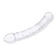 Заказать Двусторонний стеклянный фаллоимитатор 12’’ Girthy Double Trouble Glass Dildo - 30 см.