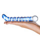 Заказать Изогнутый стеклянный фаллос G-Spot Glass Dildo - 17 см.