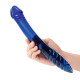 Заказать Синий двусторонний стеклянный стимулятор 11’’ Double-sided Glass Dildo For G-Spot P-Spot Stimulation - 28 см.